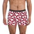 thumbnail image 2 of Goofa Tulips Flowers Printed Men's Boxer Briefs Underwear, Moisture-Wicking Underwear, Trunk,Soft and Breathable Cotton Underwear-X-Large, 2 of 9