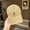 Khaki, variant on Hat for Women AURORADY All Showing Small Sunshade Baseball Cap Deep Top Wide Curved Big Head Outdoor Embroidered Cap, Beige One Size Baseball Caps