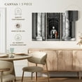 thumbnail image 5 of Elephant Stock Dolce Vita Rome - The Swiss Guard Wall Art - Horizontal Multi Panel Canvas - Living Room Wall Decor - Architecture Multi Panel - Gray And White Decor By Philippe Hugonnard - 45" x 28", 5 of 8