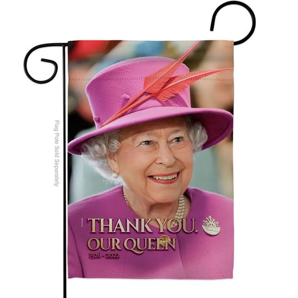 USA Decoration G180318-BO 13 x 18.5 in. Thank You Our Queen Sweet Life Sympathy Double-Sided Decorative Vertical Garden Flag for House Decoration Banner Yard Gift