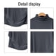 thumbnail image 3 of Blusa elegante de manga corta con cuello falso y lazo en la espalda para mujer, 3 of 6