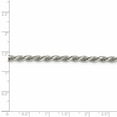 thumbnail image 4 of Auriga 925 Sterling Silver 3.5mm Diamond-cut Rope Chain Bracelet 8inch for Women, 4 of 6