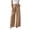 AA-Khaki, variant on QATAINLAV Womens Linen Wide Leg Palazzo Pants Summer Button Front Elastic Waist Work Trouser Loose Casual Dress Pants with Pockets Khaki M