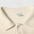 thumbnail image 5 of Stamzod Mens Casual Shirts Long Sleeve Button Knitted Pullover Top Fall Winter Business Work Shirt for Men Khaki XXL, 5 of 8