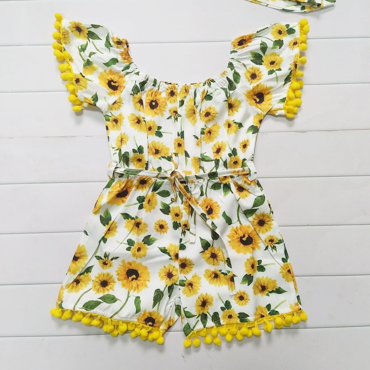 sunflower print headband