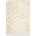 thumbnail image 2 of SAFAVIEH Casablanca Eunice Geometric Diamonds Shag Area Rug, Ivory/Grey, 5' x 8', 2 of 7