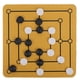 thumbnail image 1 of 1 Set Portable Home Chess Board Game Nine Mens Morris Board Game Family Game Tabletop Entertainment Game Board Desktop Chess Board Game Game, 1 of 4