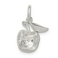 thumbnail image 4 of FB Jewels Sterling Silver Polished Apple Pendant, 4 of 4