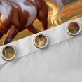 thumbnail image 4 of Homewish Farm Animal Horse Black Out Curtains,Colorful Daisy Flower Curtains Pack of 2 (42x63 Each),Rustic Farmhouse Cabin Bedroom Curtains For Boys Kids,Luxury Bedroom Decor, 4 of 6