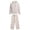Beige*, variant on RUTAYY Boys Outfit Set Solid Color Hooded Zip Up Long Sleeve Hoodie Pants School Daily Outing for Kids Beige
