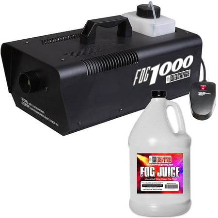 Fog Machine - Heavy Duty 1000 Watt Fog Machine W/Remote and One Gallon Fog Juice - Impressi...