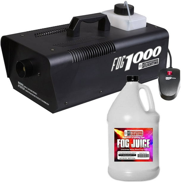 Fog Machine Heavy Duty 1000 Watt Fog Machine W/Remote and One Gallon