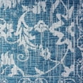 thumbnail image 3 of Nicole Miller New York Patio Country Ayala Botanical Floral Indoor/Outdoor Area Rug, Aqua/Ivory , 5'2"x7'2", 3 of 8