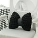 thumbnail image 5 of Cojín de almohada en forma de bowknot muebles para el hogar moderna almohada de lanzamiento de la pieza central cómoda para el sofá de casa de la Negro, 5 of 8