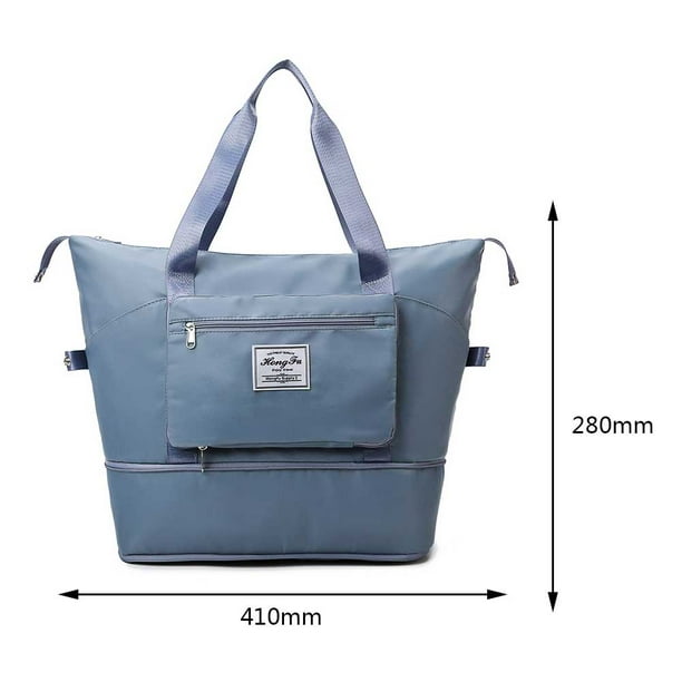 Oxford Duffel Bag Bolsa de entrenamiento de fitness plegable multifunción para mujer (azul) Ndcxsfigh Para Estrenar