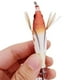 thumbnail image 4 of Señuelo Pesca Luminoso Anzuelos Calamar Anzuelo Artificial Cebo para Peces () Naranja Y Blanco, 4 of 5
