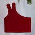 thumbnail image 4 of UACY Toddler Baby Girls Dance Tank Top One Shoulder Racerback Crop Shirts Vest Summer Casual Solid Sleeveless Sports Clothes, 4 of 9