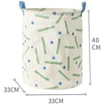 thumbnail image 2 of Dots & Lines Pattern Foldable Basket Organizer, Medium, White, 2 of 7