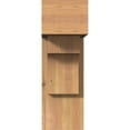 thumbnail image 2 of Ekena Millwork 7 1/2"W x 18"D x 22"H Westlake Block Smooth Bracket w/ Offset Brace, Western Red Cedar, 2 of 25