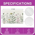 thumbnail image 2 of Erosebridal White Pink Blossoms Placemats Set of 4, Botanical Floral Flower Table Mats for Dining Table Set of 4, Green Leaves Kitchen Decor, 2 of 4