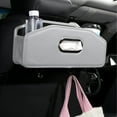 thumbnail image 6 of Car Seat Back Organizer Leather Hangable Organizer Paper Towel Case Car Backseat Mug Cup Organizer Storage Box Car Interior Decoration, Car Accessories, 6 of 8