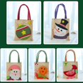 thumbnail image 2 of Bolsa de Regalo de Lino YONGSHENG con Asa Juego de 5 Bolsas de Muñeco de Nieve para Navidad, 2 of 5