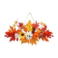 thumbnail image 6 of Tyidzon Fall Decorations for Home Fall Door Decor Pumpkin Maple Leaf Door Sign for Harvest Outdoor Indoor Window Wall Yard Thanksgiving Decorations, 6 of 6
