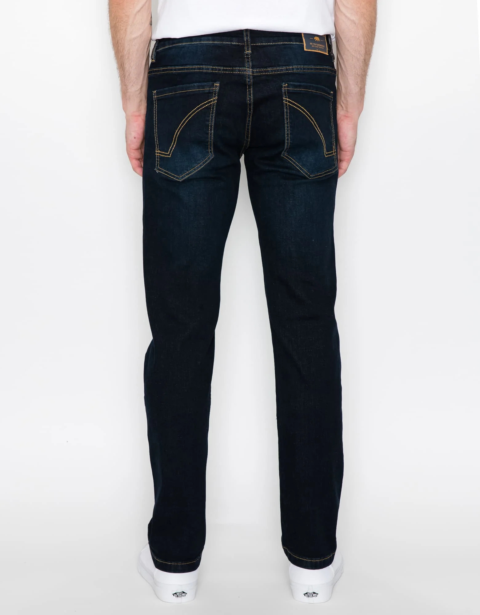 RING OF FIRE Men's 5 Pockets Slim Denim Stretch Jeans - image 4 of 11