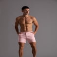 thumbnail image 2 of LYMAYTER Men's Casual Shorts 4-Inch Inseam Summer Button Elastic Outdoor Comfort shorts for S-4XL, 2 of 10