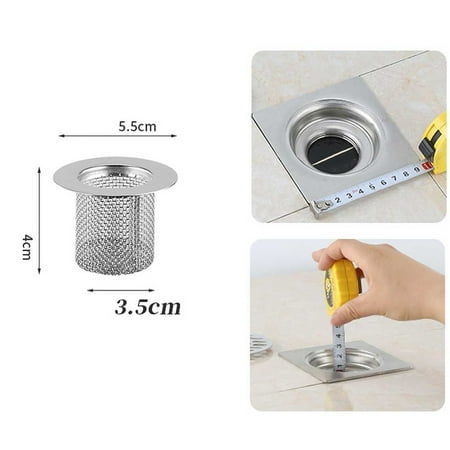 

Ruibeauty Multifunctional Steel Floor Drain Filter Mesh Basket Hair Filter