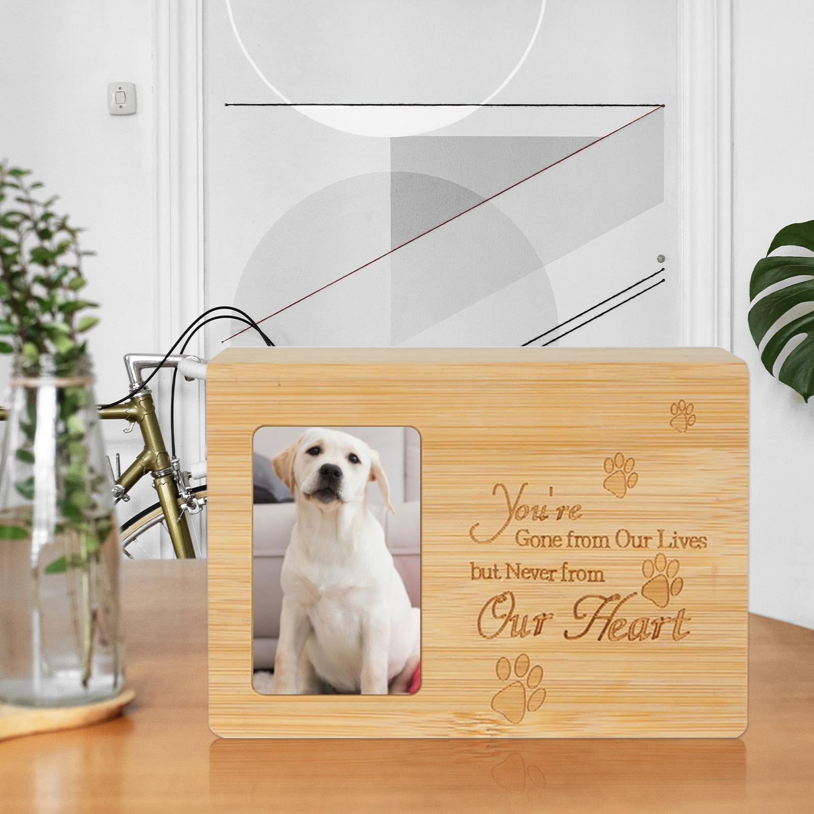 Pet Cremation Urn for dogs and cats Wood Box Memorial Keepsake Commemorate A