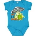 thumbnail image 3 of Inktastic Out of this World- cute green alien UFO Boys or Girls Baby Bodysuit, 3 of 5