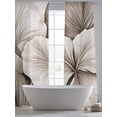 thumbnail image 5 of Modern Flower Sheer Curtains 84 Inch Length 2 Panels Set, Abstract Minimalist Botanical Floral Voile Window Treatment Rod Pocket Curtains Sheers Drapes for Bedroom/Living Room/Kitchen 52"x84"x2, 5 of 7