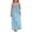 Light Blue*, variant on RUTAYY Children Girls Dress Solid Color Round Neck Sleeveless Backless Loose Fit Home Wear Summer Chic Holiday Dresses