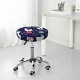 thumbnail image 7 of Goofa Lama in Space Printed Stool Covers Round, Waterproof Round Bar Stool Covers Anti-Slip Round Bar Stool Seat Cover with Elastic Bands Durable -14 inch, 7 of 7