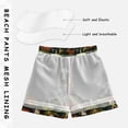 thumbnail image 3 of FORMRS Boys Swim Trunks Quick Dry Mesh Lining Beach Boardshorts, Sizes XS-XL, Various Mushrooms Pattern, 3 of 7