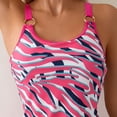 thumbnail image 4 of Trajes de baño para mujer, Trajes de baño para mujer, Traje de baño bikini de tirantes sin espalda de color liso para mujer, Conjunto de bikini con bloques de color y hombros descubiertos, Traje de ba, 4 of 6