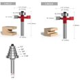 thumbnail image 1 of 8-Piece Export-Grade Woodworking Router Bit Set with 3 Roller Ball T-Slot Cutters, 1/4 Inch Shank, Versatile Edge Trimming & Slotting Tools for Most Woodworking Machines, Durable Zhejiang-Made Blades, 1 of 6
