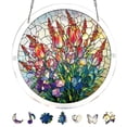 thumbnail image 3 of WEGFTDUOP Sun Catcher Acrylic Puzzles Suncatcher Window Hanging 7.4 Inch Catcher Puzzle Garden Decoration For Women Men Mom Birthday Gift Home Decor Stained Glass Window Hanging, 3 of 7