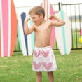 thumbnail image 4 of FORMRS Boys Swim Trunks Quick Dry Mesh Liner Boardshorts Sizes XS-XL, Hand Drawn Hearts, 4 of 7