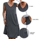 thumbnail image 5 of Vestido Sin Mangas Higoodz Cuello en V Color Sólido Para Fiesta en la Playa, 5 of 5