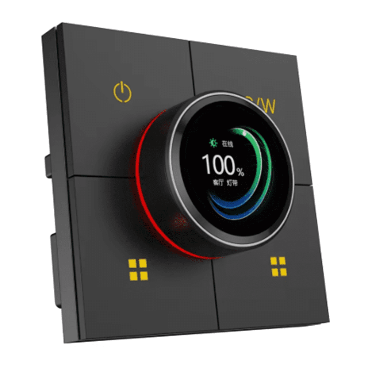 X3-Dimming TuYa Intelligent Switch Smart Multifunctional Panel Home Automation Black,1 * Dimming TuYa Intelligent switch,Black