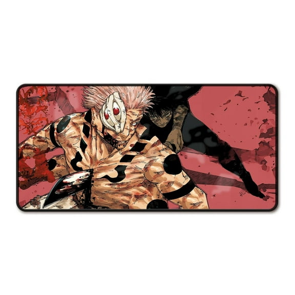 Anime Inspired Gaming Mouse Pad, Extra Large Desk Mat with Vibrant Character Design, Anti-Slip Rubber Base