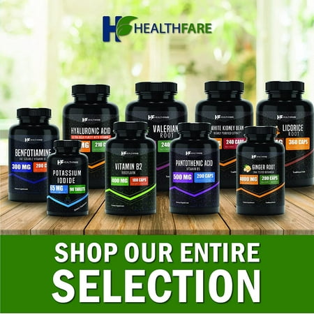 Healthfare Activated Charcoal Capsules 1200mg | 150 Capsules | Derived from Coconut Shells | Highly Absorbent | Non-GMO | Made in The USA