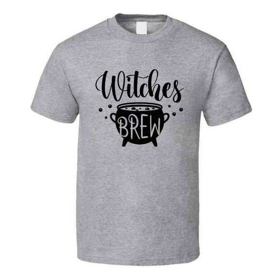 Witches Brew Bubbling Cauldron Halloween Tee Cool Fall T-shirt Holiday Novelty T Shirt
