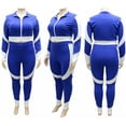 thumbnail image 5 of Women's Plus Size Jogging Suits Tracksuits Two Piece Crop Tops Sweatshirt & Long Pants Sweat Suits Sets, 5 of 7