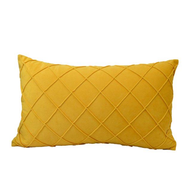 Funda de almohada rectangular con estampado de rayas Color sólido simple