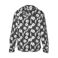 thumbnail image 3 of Fotbe Tulips Flowers Men's Women's UPF 50+ Sun Protection Jacket Hooded Cooling Shirt with Pockets Hiking Outdoor Performance-X-Large, 3 of 9