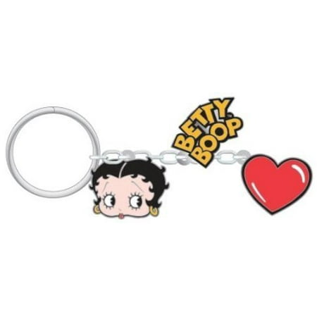 004296R01 Key Chain Charm-Betty Boop, 1 Pack, Enamel colors are baked on to prevent fading, Cracking, or peeling By Plasticolor From
