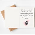 thumbnail image 2 of Pet Sympathy Card 5x7, Pet Loss Bereavement Card with Kraft Envelope Blank Inside, 2 of 4